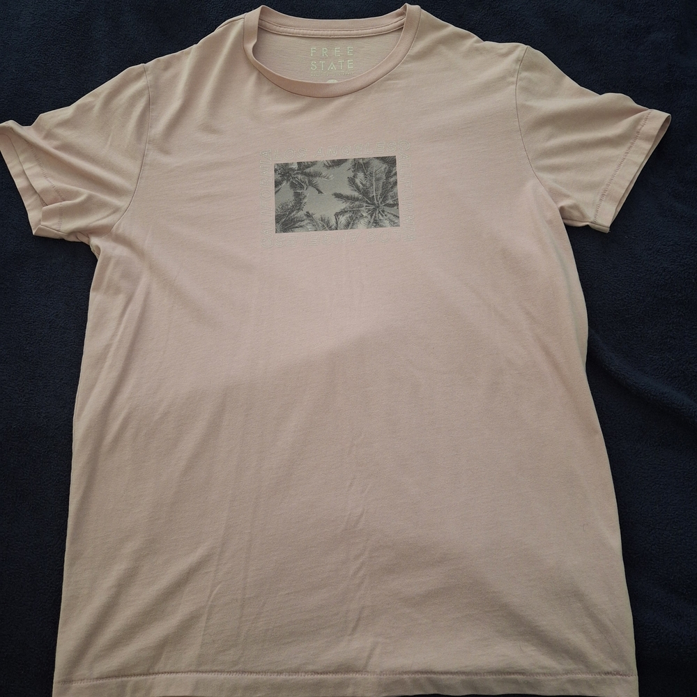 Free State Light Pink Palm Graphic Tee